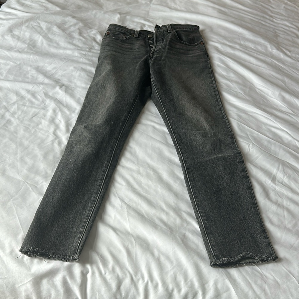 Levi’s Premium New 501 Jeans. Grey Size 24 by 28